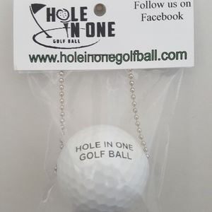 Hole In One Golf Ball key chain